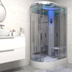 Insignia Platinum 1100 x 700mm Shower Cabin Chrome Frame