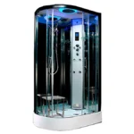 Insignia Premium 1100 x 700mm Shower Cabin Black Frame