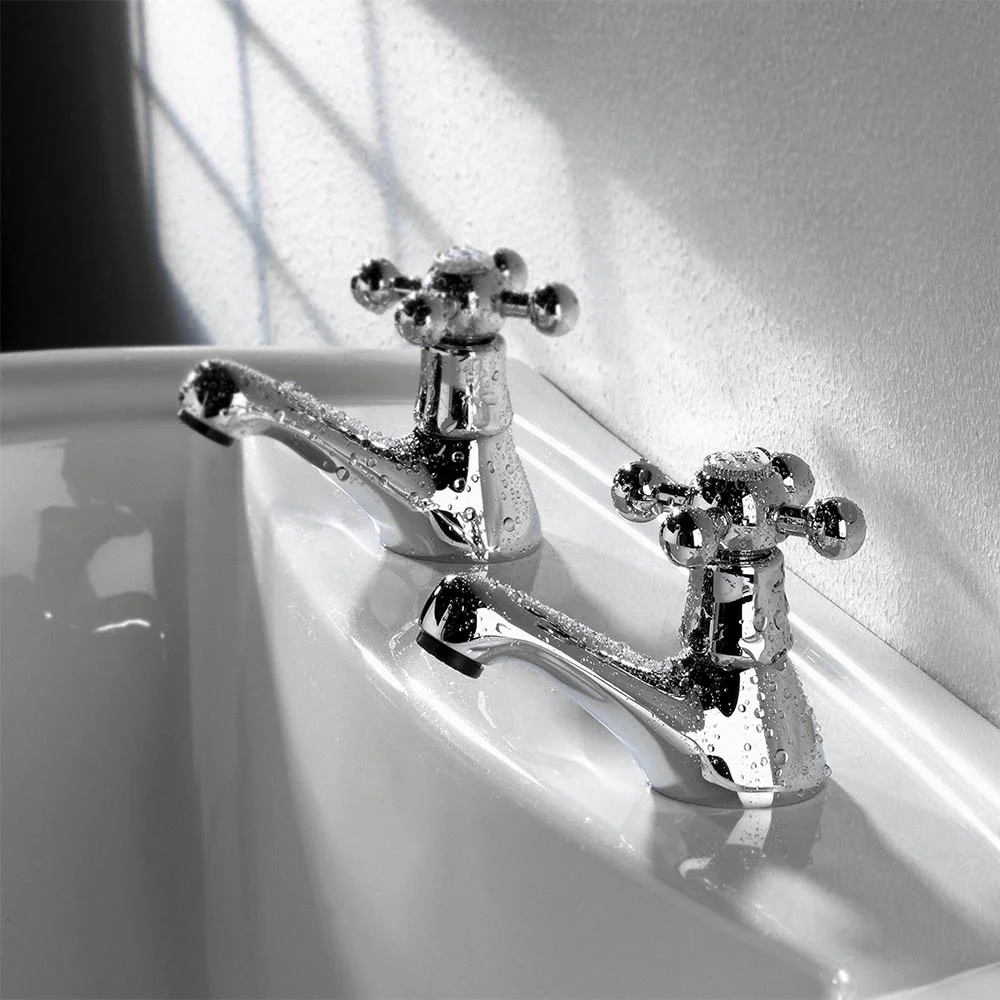 Bristan - Regency Basin Taps - Chrome Plated - Image 2