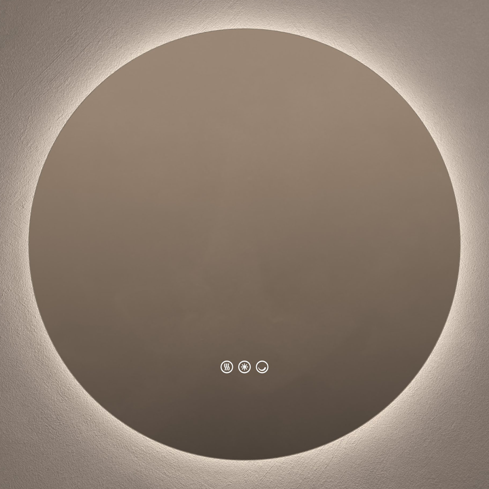 Roxbury Round 600mm Backlit LED Mirror with Demister Pad - Image 6