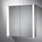Sensio Aspen Diffused Double LED Mirror Cabinet with Shaving Socket