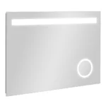 Vancouver 800 x 600mm LED Mirror with Motion Sensor, Magnifier, Anti-Fog Demist & Shaving Socket