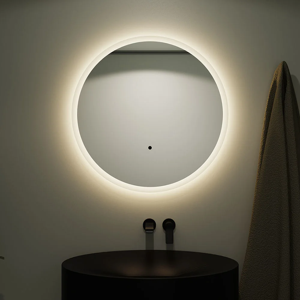 Venice 800mm Round LED Illuminated Anti-Fog Bathroom Mirror - Image 6