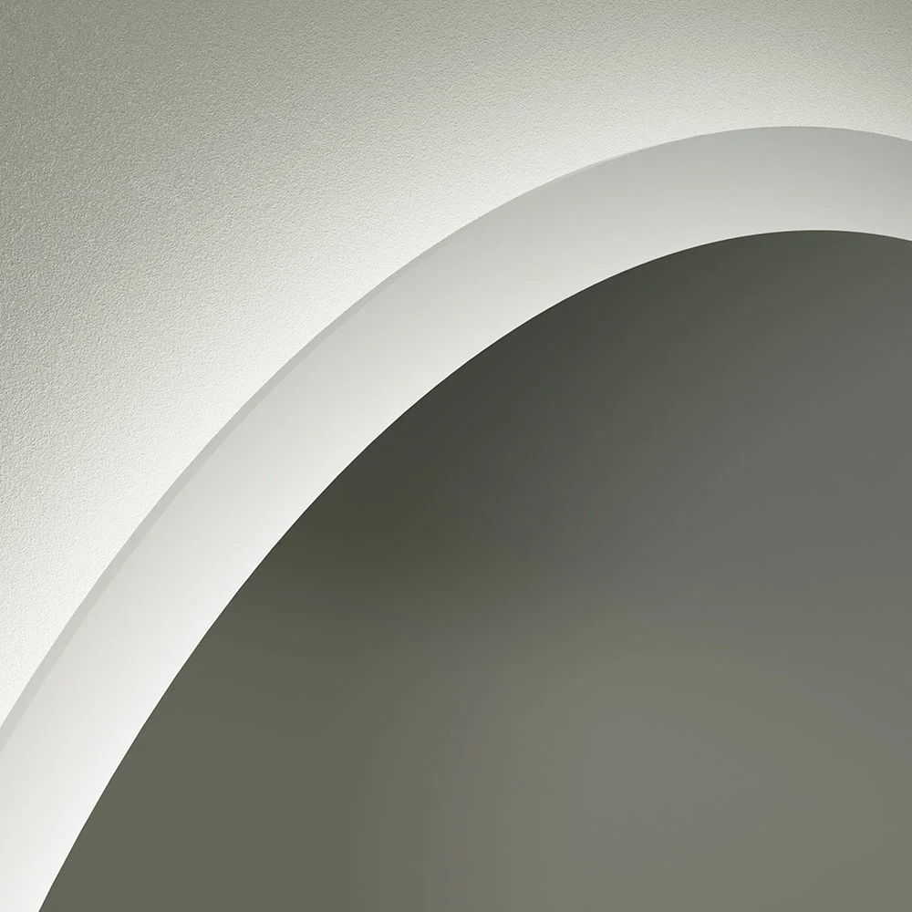 Venice 800mm Round LED Illuminated Anti-Fog Bathroom Mirror - Image 3