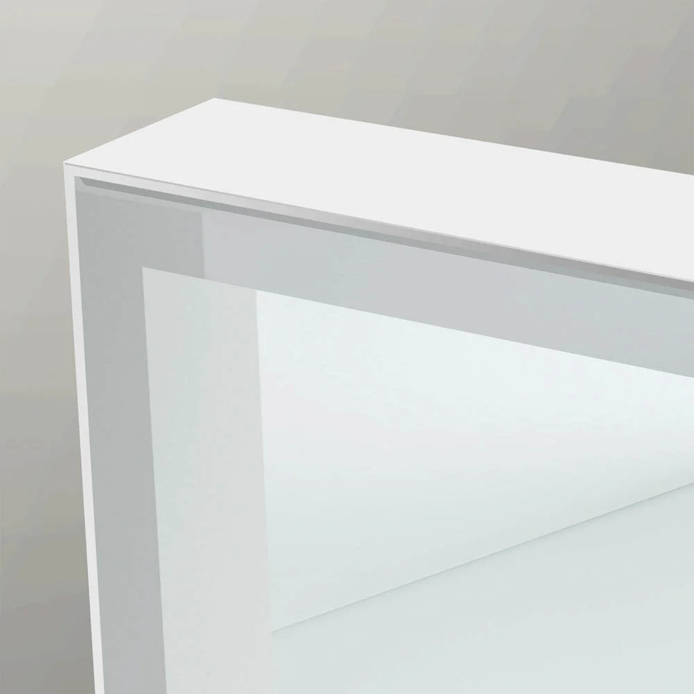 Venice White 1000 x 700mm LED Illuminated Mirror with Demister Pad - Image 3