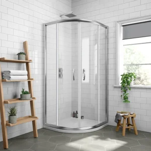 Newark 700 x 700mm Small Quadrant Shower Enclosure + Pearlstone Tray