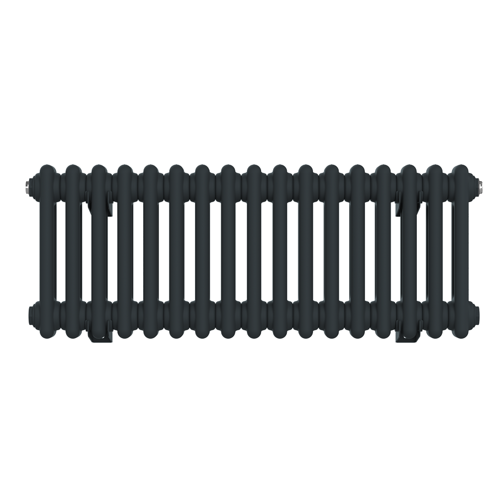 Keswick 300 x 785mm Horizontal Radiator Anthracite 2 Column - Image 3