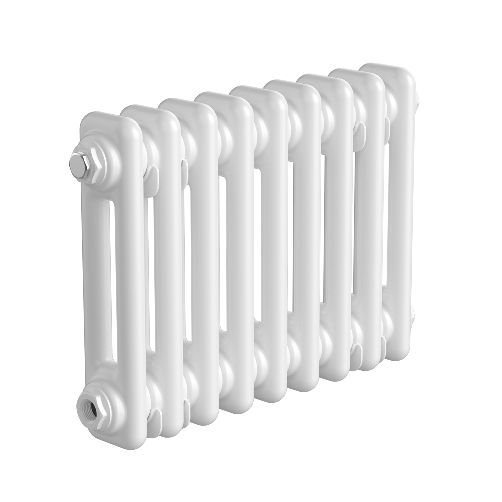 Keswick 300 x 425mm Horizontal Radiator White 2 Column