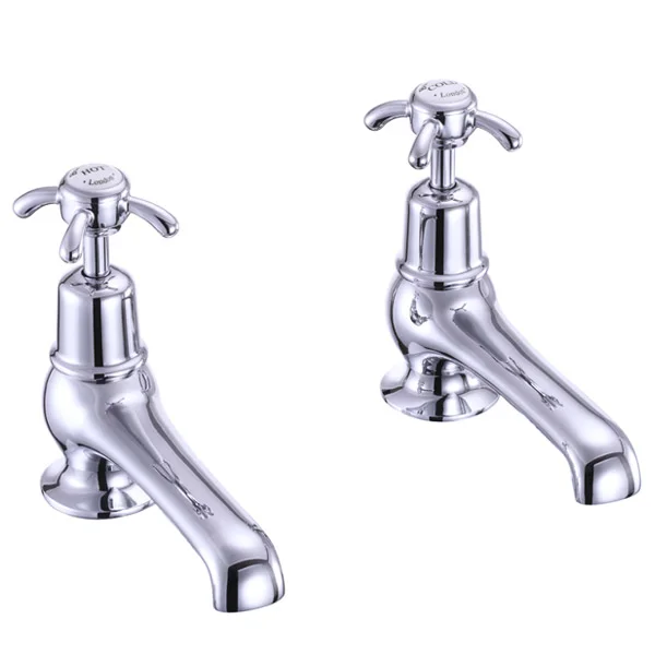 Burlington Anglesey - Chrome 5" Basin Taps