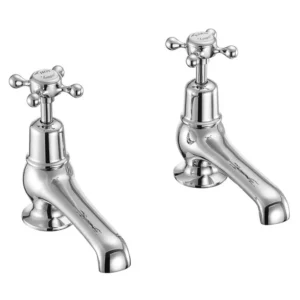 Burlington Claremont - Chrome 5" Basin Taps