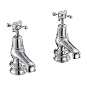 Burlington Claremont Regent - Chrome 3" Basin Taps
