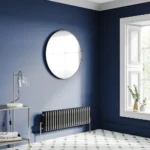 Keswick 300 x 1010mm Horizontal Radiator Matt Black 2 Column
