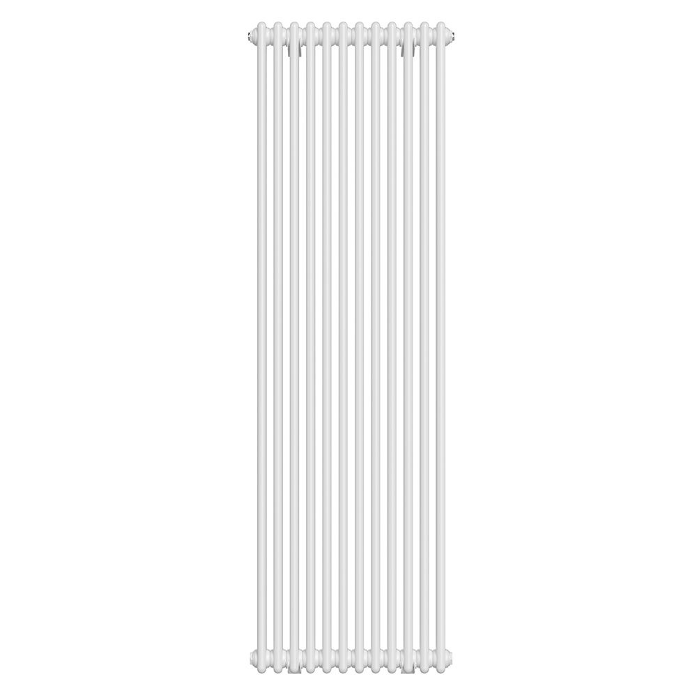 Keswick 1800 x 560mm Cast Iron Style Traditional 2 Column White Radiator