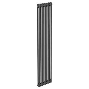Keswick 1800 x 425mm Cast Iron Style Traditional 2 Column Anthracite Radiator