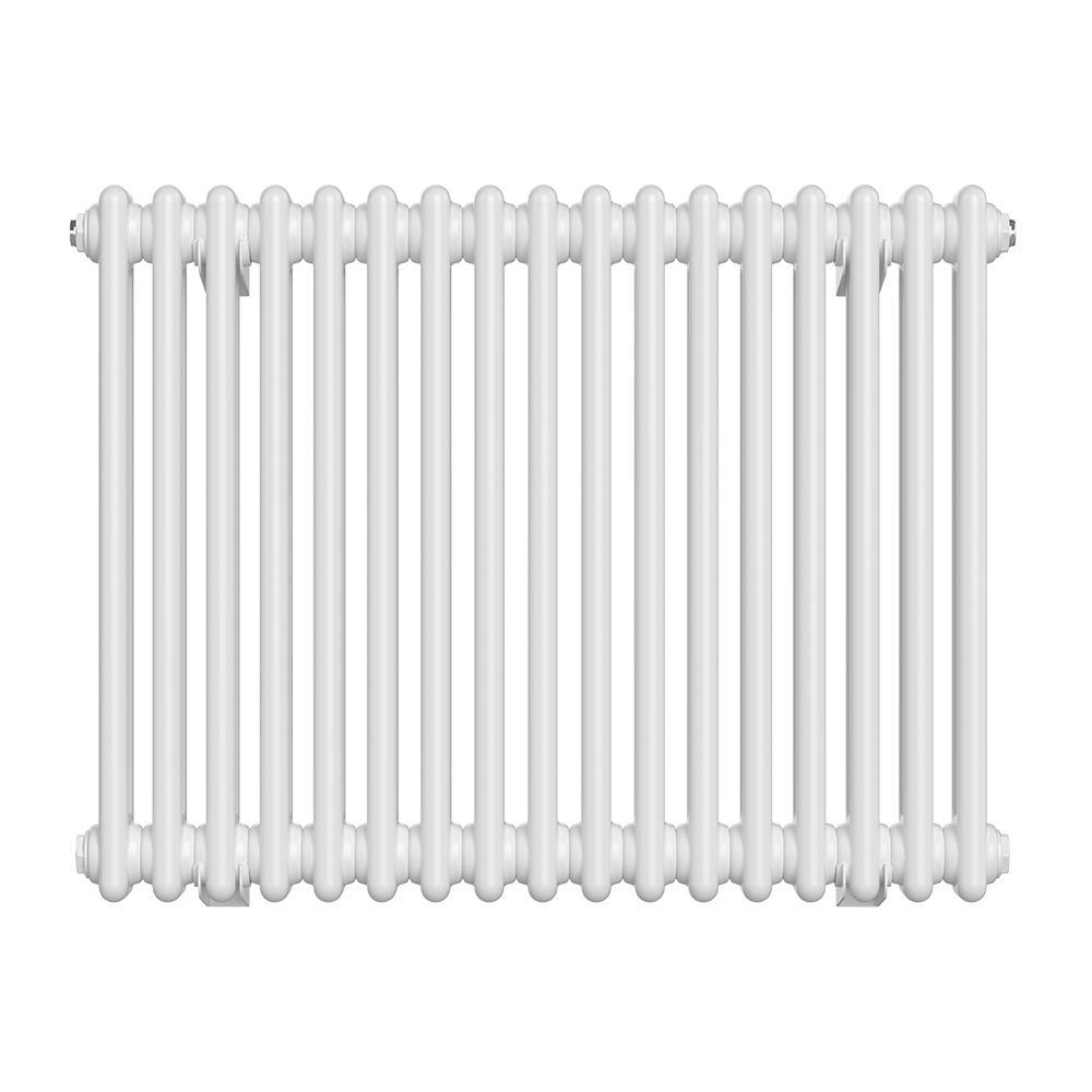 Keswick 600 x 785mm Horizontal Radiator White 2 Column - Image 2