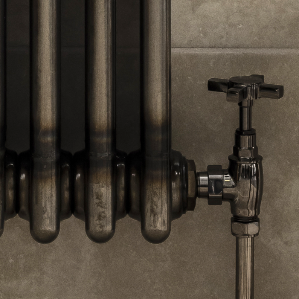 Keswick 1800 x 290mm Raw Metal (Lacquered) 3 Column Radiator - Image 4