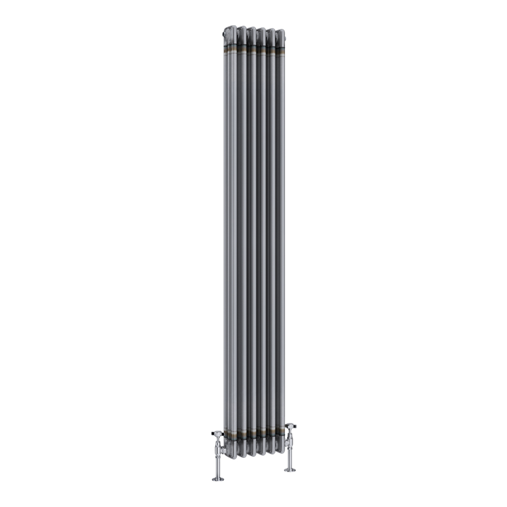 Keswick 1800 x 290mm Raw Metal (Lacquered) 3 Column Radiator - Image 5