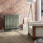 Buxton 600 x 615mm Raw Metal (Lacquered) 2 Column Horizontal Radiator