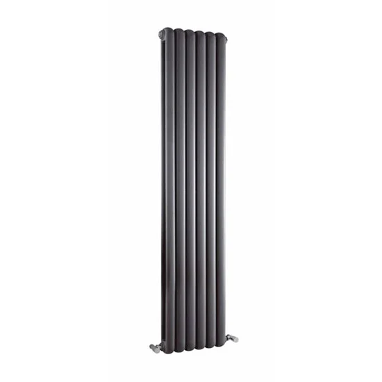 Nuie - Salvia Double Panel Radiator - 1500 x 377mm - Anthracite