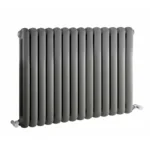 Nuie - Salvia Double Panel Radiator - 635 x 853mm - Anthracite