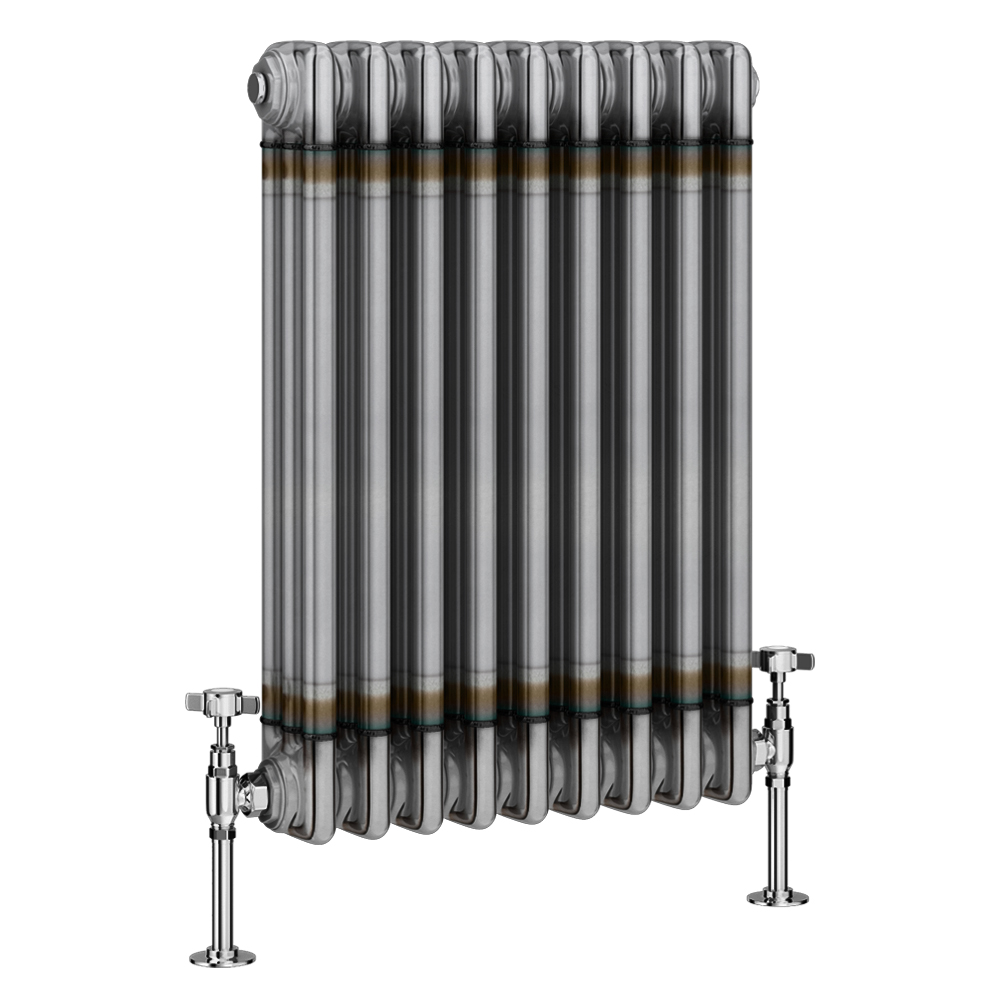 Keswick 600 x 425mm Raw Metal (Lacquered) 3 Column Radiator - Image 5