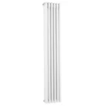 Old London - White Clarendon Vertical Radiator - 1500 x 291mm
